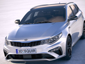 Kia Optima Sportswagon 2019 3D Model