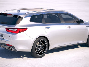 Kia Optima Sportswagon 2019 3D Model