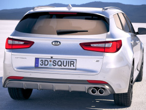 Kia Optima Sportswagon 2019 3D Model