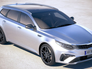 Kia Optima Sportswagon 2019 3D Model
