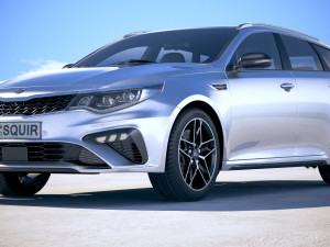 Kia Optima Sportswagon 2019 3D Model