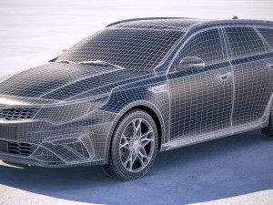 Kia Optima Sportswagon 2019 3D Model