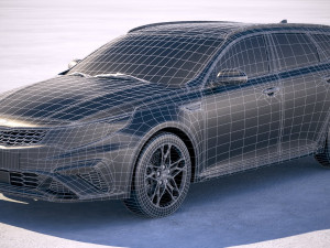 Kia Optima Sportswagon 2019 3D Model