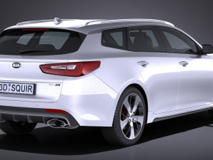 Kia Optima Sportswagon GT 2017 3D-Modell