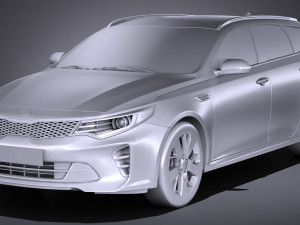 Kia Optima Sportswagon GT 2017 3D-Modell