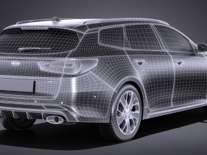 Kia Optima Sportswagon GT 2017 3D-Modell