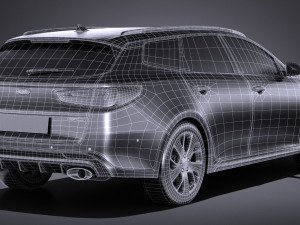Kia Optima Sportswagon GT 2017 3D-Modell