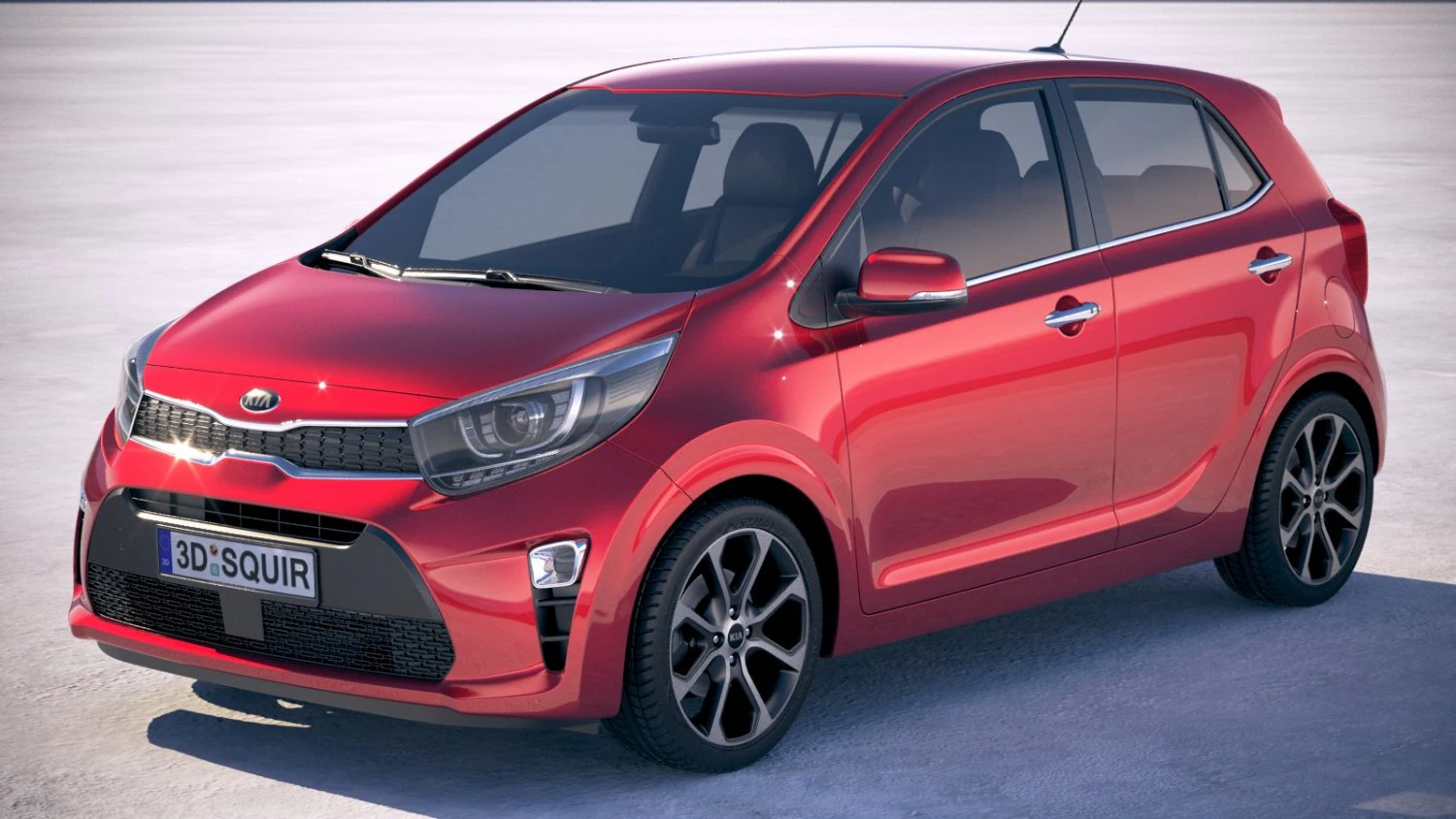 Kia Picanto 2019 3D Model .c4d .max .obj .3ds .fbx .stl .blend 