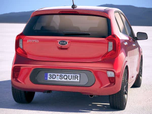 Kia Picanto 2019 3D Model
