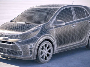 Kia Picanto 2019 3D Model