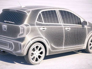 Kia Picanto 2019 3D Model