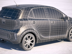 Kia Picanto 2019 3D Model