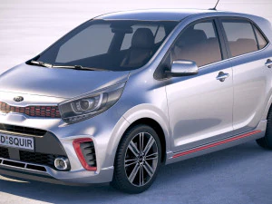 Kia Picanto GT-Line 2018 Modèle 3D