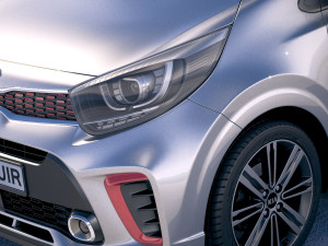 Kia Picanto GT-Line 2018 3D Model