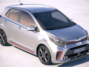 Kia Picanto GT-Line 2018 3D Model