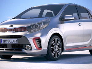 Kia Picanto GT-Line 2018 3D Model
