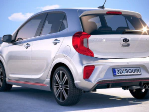 Kia Picanto GT-Line 2018 3D Model