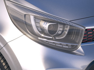 Kia Picanto GT-Line 2018 3D Model