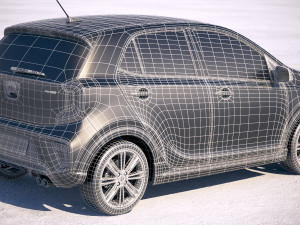 Kia Picanto GT-Line 2018 3D Model