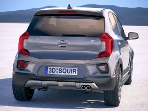 Kia Picanto X-line 2018 3D Model