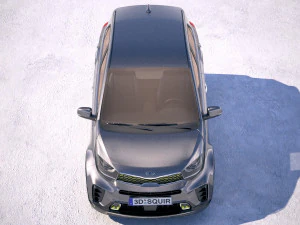 Kia Picanto X-line 2018 3D Model