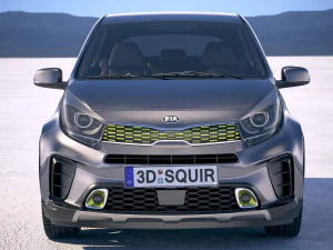 Kia Picanto X-line 2018 3D Model