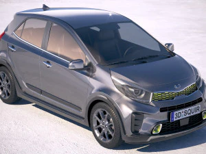 Kia Picanto X-line 2018 3D Model