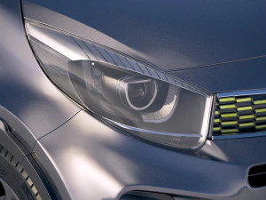 Kia Picanto X-line 2018 3D Model