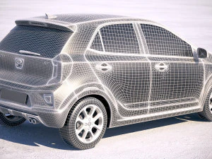 Kia Picanto X-line 2018 3D Model