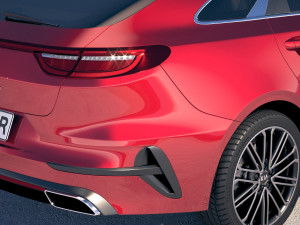 Kia Proceed 2019 Modelo 3D