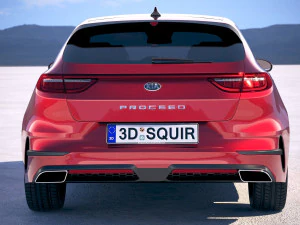 Kia Proceed 2019 3D Model