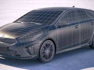 Kia Proceed 2019 Modelo 3D