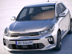Kia Rio GT Line 2018 3D Model