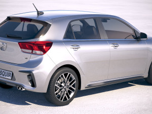 Kia Rio GT Line 2018 3D Model