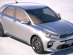 Kia Rio GT Line 2018 3D Model