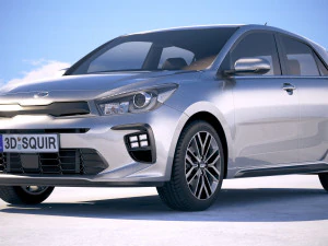 Kia Rio GT Line 2018 3D Model