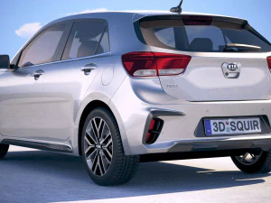 Kia Rio GT Line 2018 3D Model