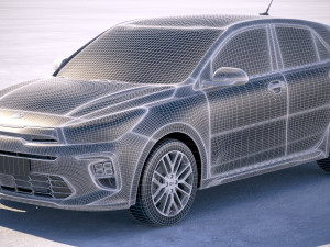Kia Rio GT Line 2018 3D Model