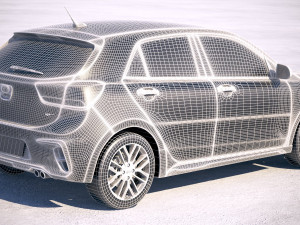 Kia Rio GT Line 2018 3D Model