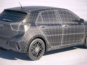 Kia Rio GT Line 2018 3D Model