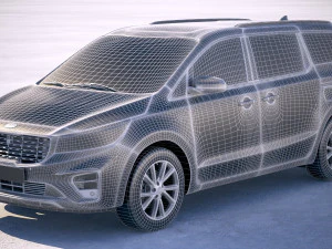 Kia Sedona 2019 3D Model