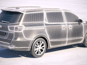 Kia Sedona 2019 3D-Modell