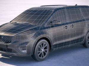 Kia Sedona 2019 3D Model