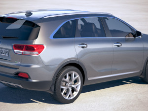 Kia Sorento 2018 3D 模型