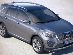 Kia Sorento 2018 3D 模型