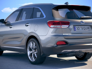 Kia Sorento 2018 3D 模型