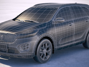 Kia Sorento 2018 3D 模型