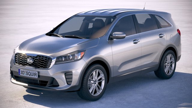 Kia Sorento 2019 Modèle 3D .c4d .max .obj .3ds .fbx .stl .blend