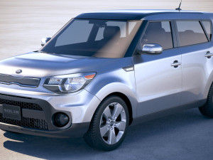 Kia Soul 2019 Modèle 3D
