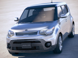 Kia Soul 2019 3D Model